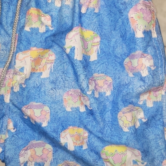 MICHAEL'S SWIMWEAR MEN'S ELEPHANTS SWIM TRUNKS SIZE L - Picture 8 of 10